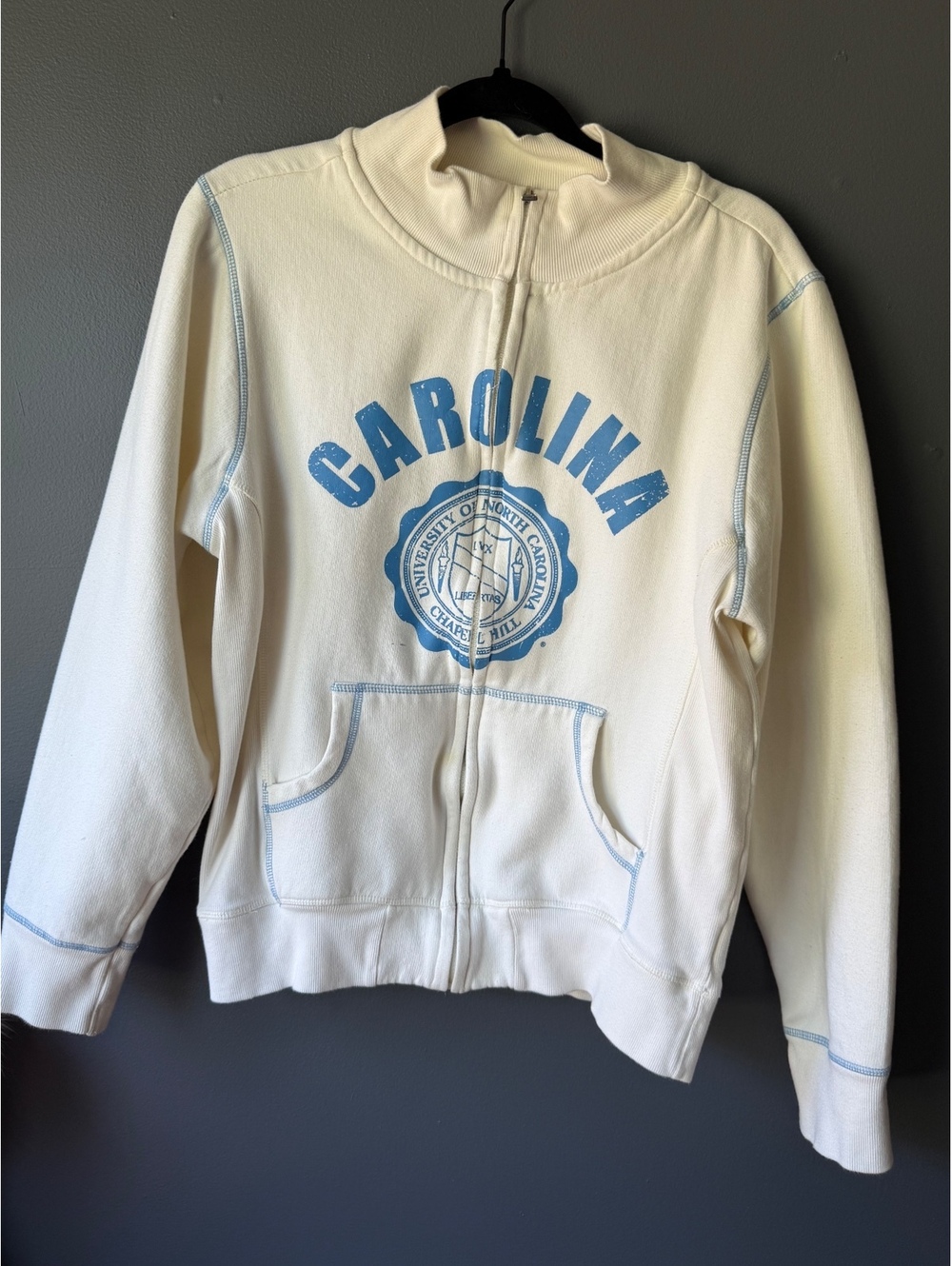 Foot Locker Exclusive University Of North Carolina Carolina Zip-Up Sweatshirt